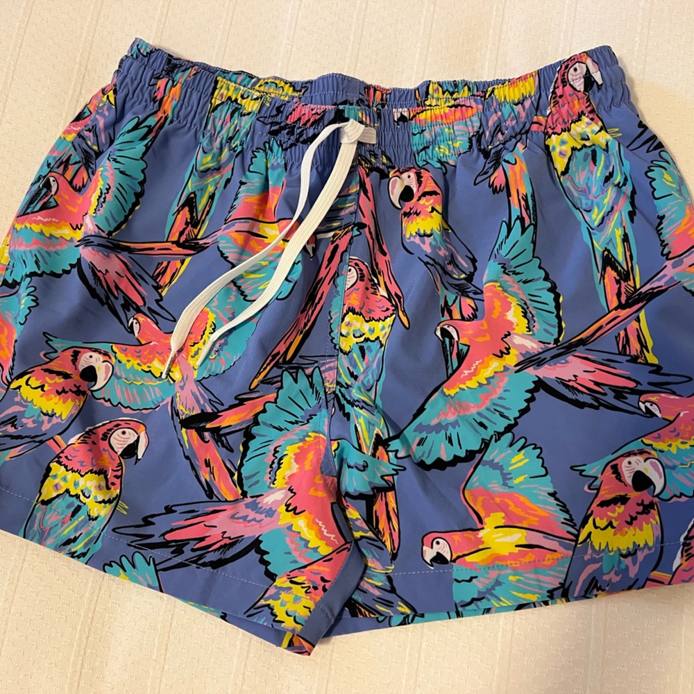 Chubbies Tropical Bird Print Swim Trunks